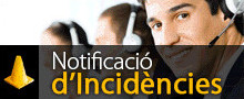 Notificació d'incidències