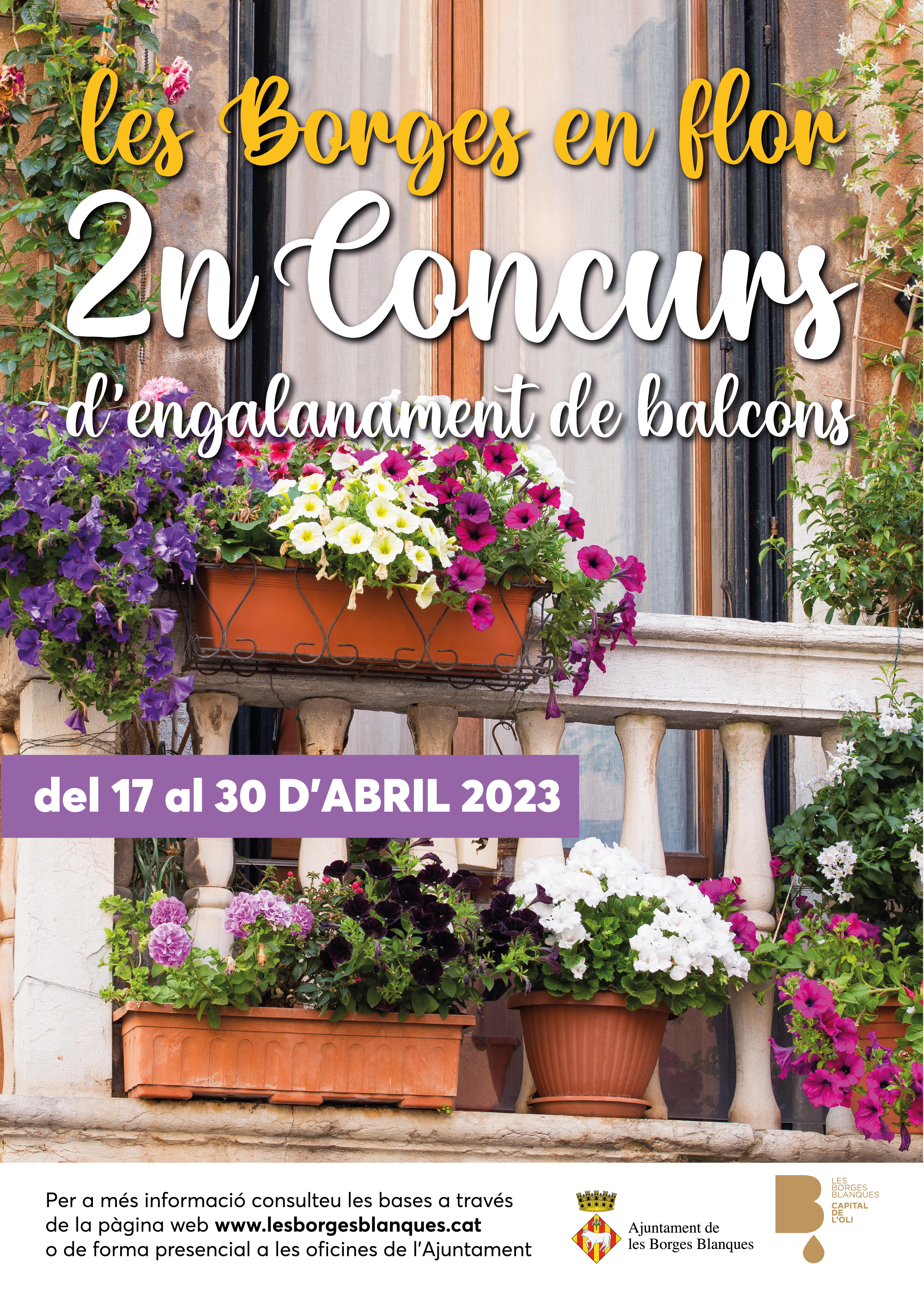 LES BORGES EN FLOR, 2n Concurs d'engalanament de balcons