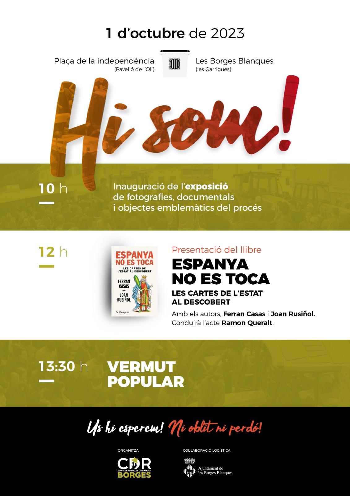 Cartell de l'acte Hi som! 