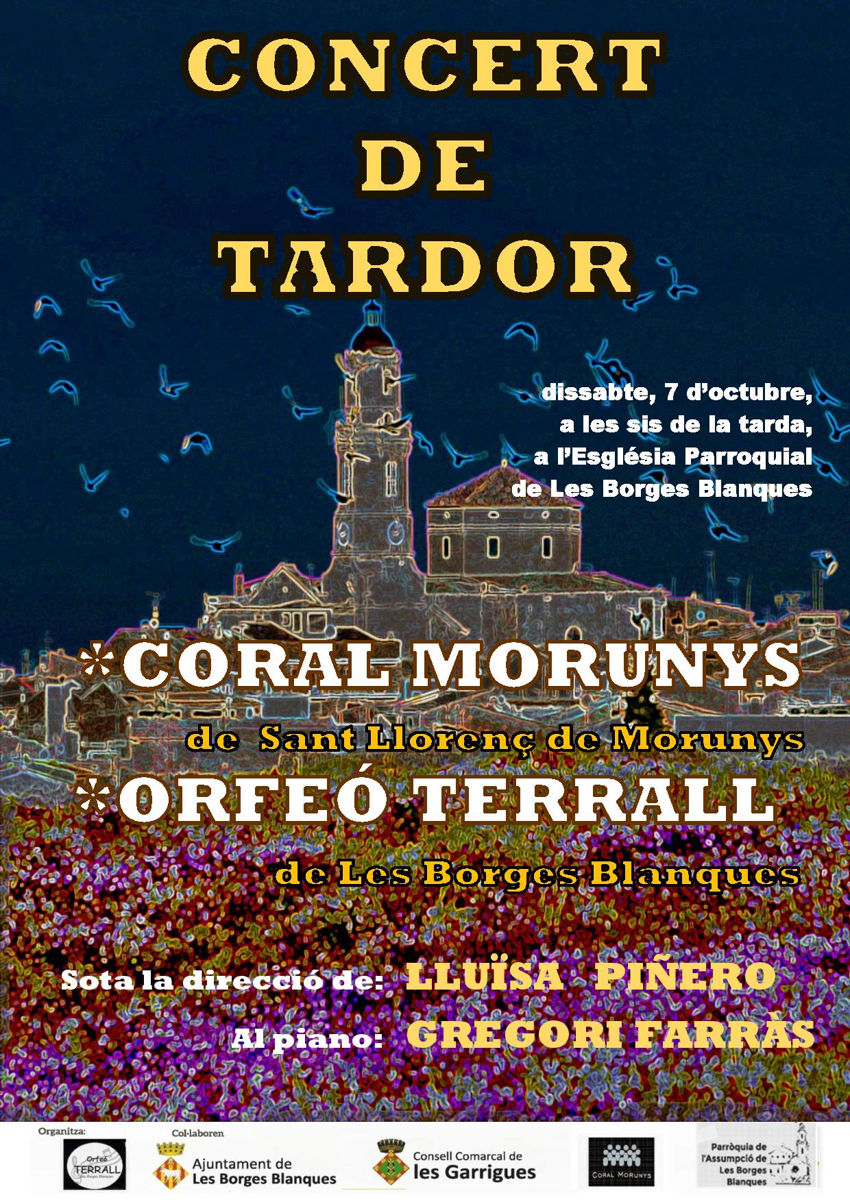 Cartell del concert de tardor