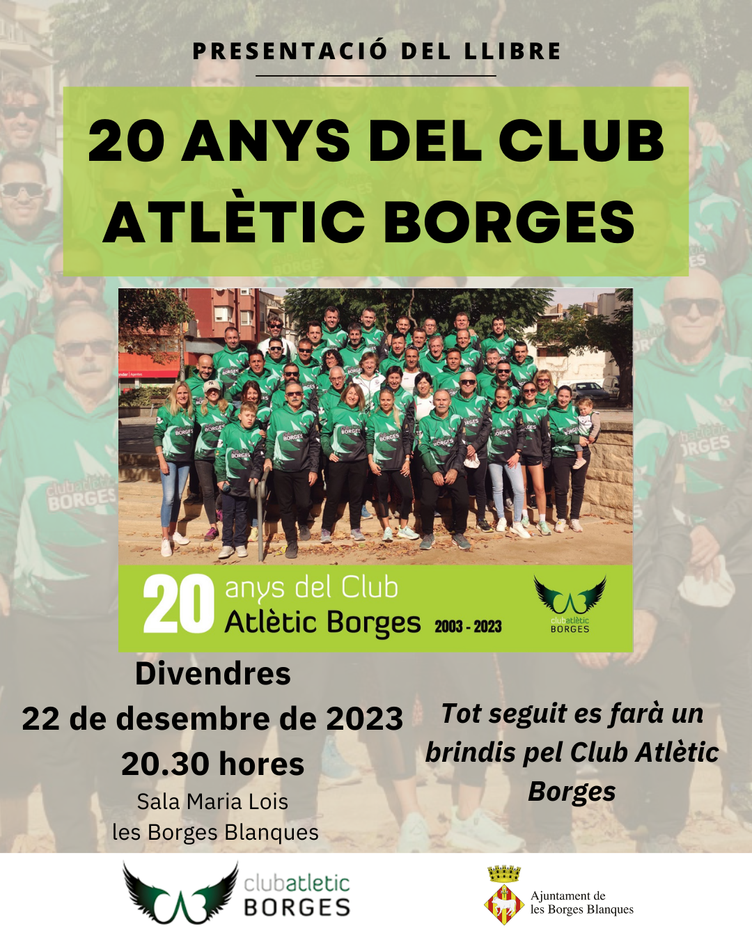  Presentació del llibre '20 anys del Club Atlètic Borges'