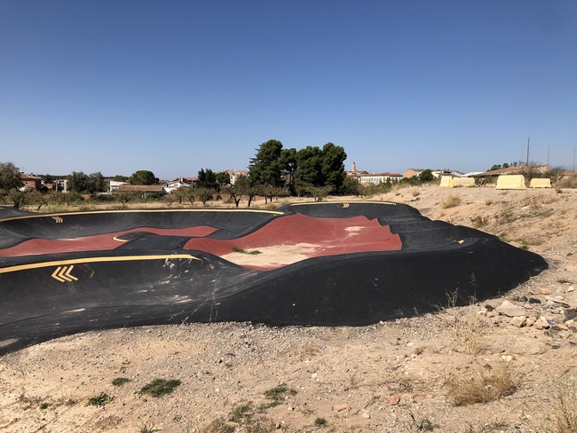 El circuit de pump track de les Borges