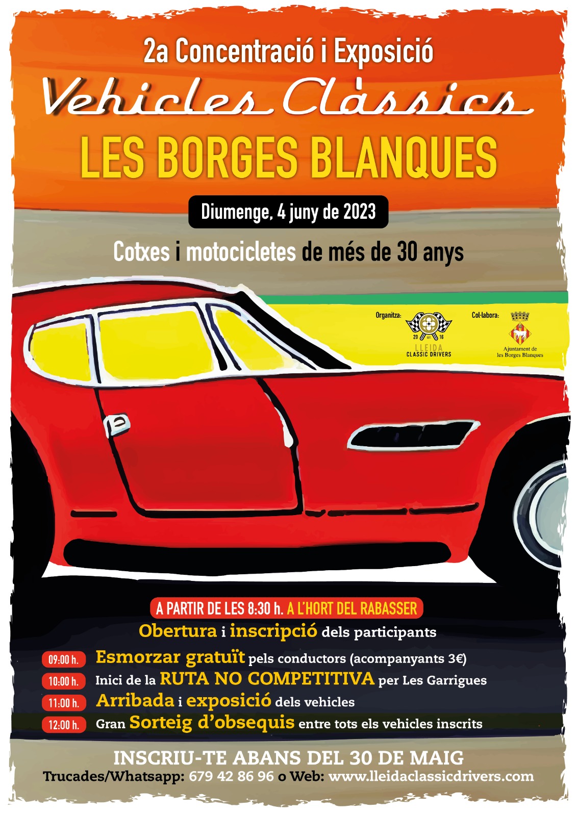 La 2a Concentració de Vehicles Clàssics a les Borges